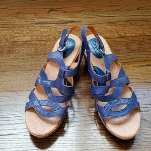Born blue sandals